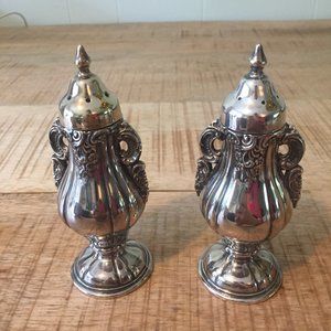 Wallace Silverplate Salt & Pepper Shakers